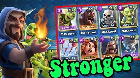 4 Goblins My Deck Is Stronger Best Goblin Deck In Clash Royale Youtube