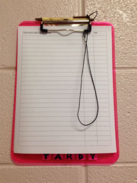 Efficient Tardy Log Organization Hack