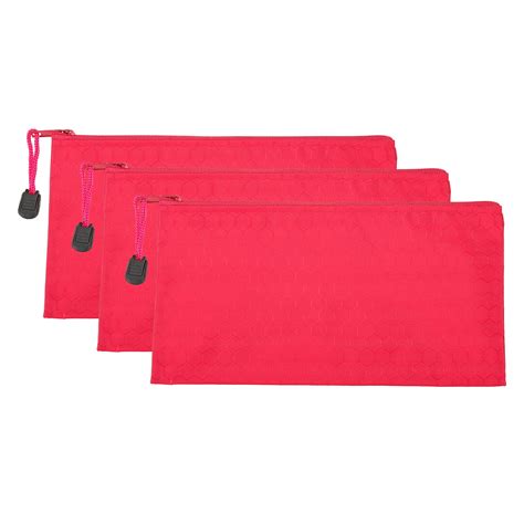 Uxcell Waterproof Zipper File Bags A Document Holders For Office