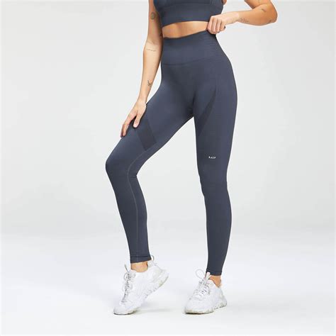 Mp Womens Tempo Seamless Leggings Graphite Myprotein™