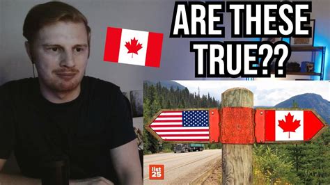 25 FUNNY Differences Between Canadians And Americans BRITISH REACTION