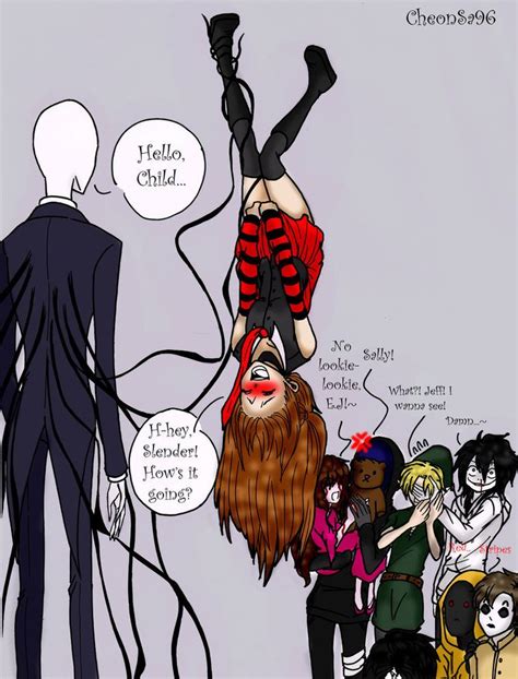 The Creepypastas Meets Cheonsa~ By Cheonsa96 On Deviantart Creepypasta Creepypasta Funny