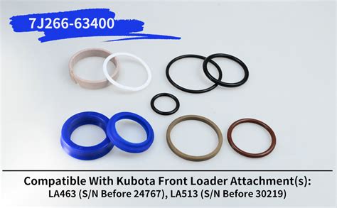 7j266 63400 Boom And Bucket Cylinder Seal Kit Compatible With