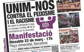 Dem Manifestaci A Barcelona De La Plataforma Unitat Contra El