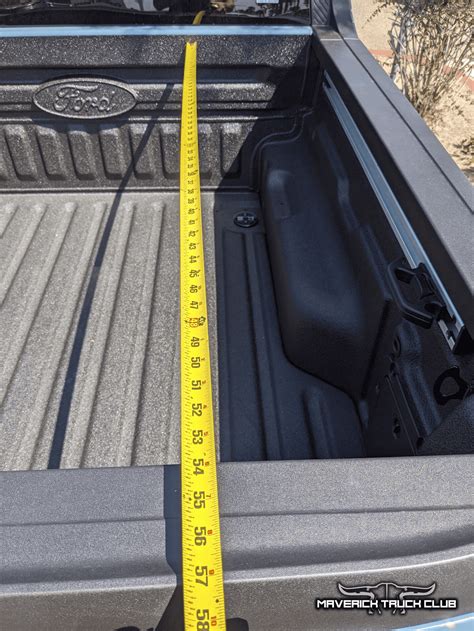 Bed Size Dimension Measurement Mavericktruckclub Ford