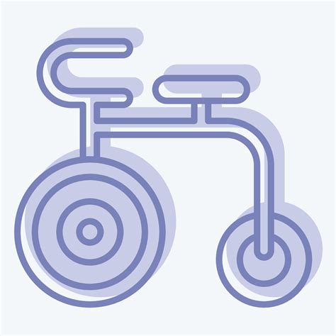 Icon Acrobatic Bike Related To France Symbol Two Tone Style Simple