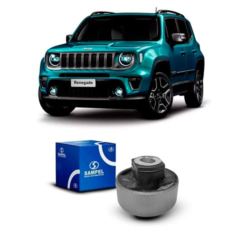 Bucha Borracha Maior Bandeja Balança Leque Dianteira Jeep Renegade 2015