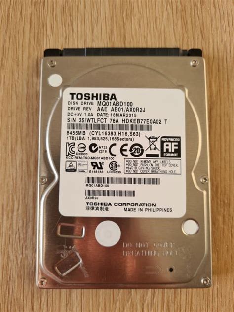 Trdi Disk TOSHIBA 1TB Za Prenosnik SATA 3