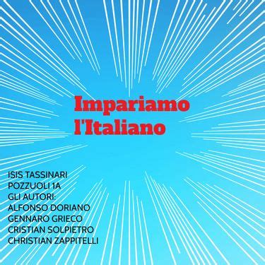 Book Creator Impariamo L Italiano