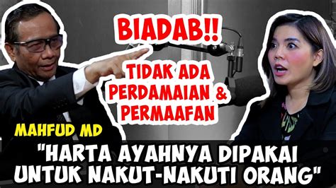 MAHFUD MD SAMPAI GEBRAK MEJA TIDAK ADA KATA MAAF UNTUK MARIO DANDY