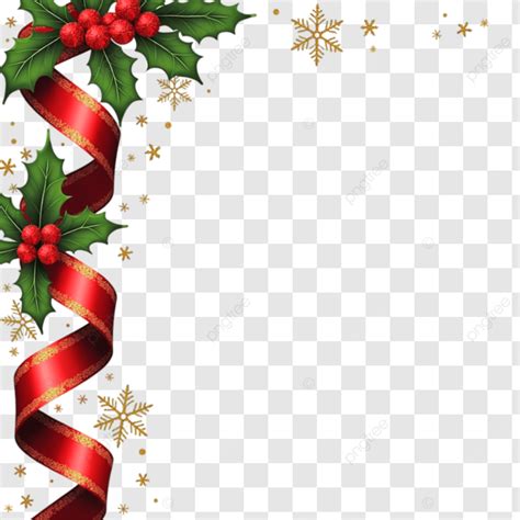 Printable Christmas Border PNG, Vector, PSD, and Clipart With ...