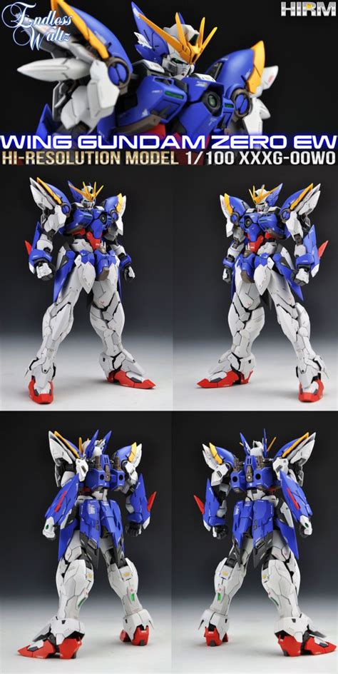 Painted Build Hirm Wing Gundam Zero Custom Ew