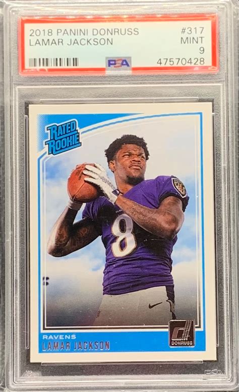 Donruss Rated Rookie Lamar Jackson Psa Rc Mvp Myslabs