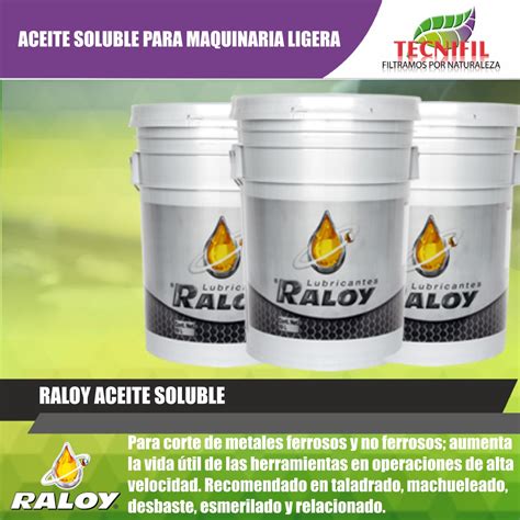 CATÁLOGO DE ACEITES RALOY COLOMBIA TECNIFIL