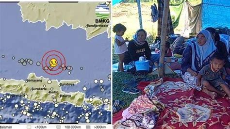 Gempa Di Tuban Kembali Terjadi Hari Ini Jumlah Pengungsi Di Pulau