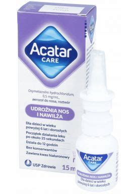 Acatar Care Aer Donosa Roztw 0 5mg Ml 15m Apteka Pharmacy UK