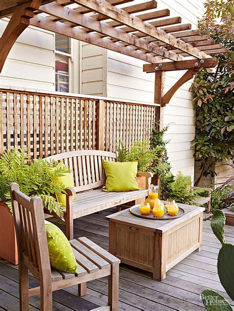 Small Patio With Pergola