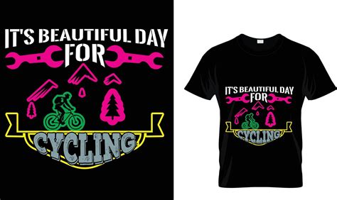 Bicycle T Shirt Design Free Vector 16396580 Vector Art At Vecteezy