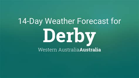 Derby, Western Australia, Australia 14 day weather forecast