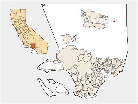 Lake Los Angeles, CA - Geographic Facts & Maps - MapSof.net