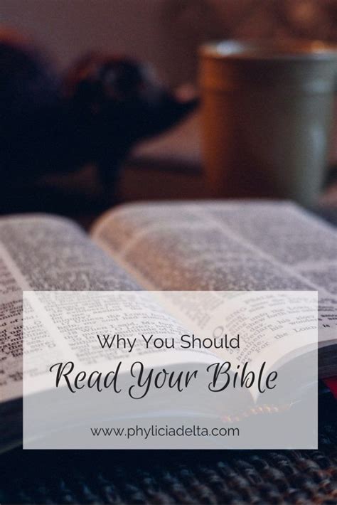 Why You Should Read Your Bible Artofit