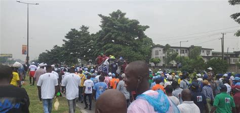 Photos Mc Oluomo Holds Five Million Man Walk For Tinubu