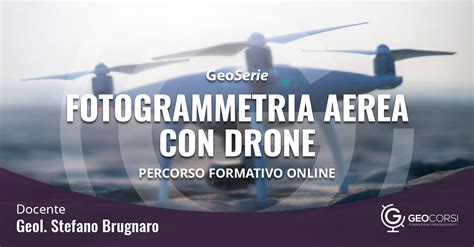 Geoserie Fotogrammetria Aerea Con Drone