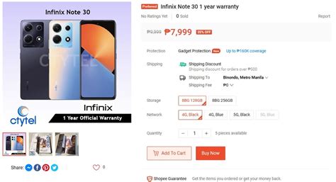 Infinix Note 30 4G and 5G spotted, starts at PhP 7,999 in PH - Tech ...