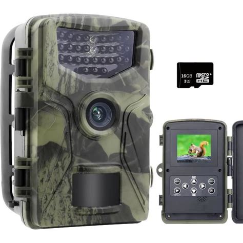 FunKind Camera de Chasse 36MP 4K Caméra de Chasse Nocturne Infrarouge