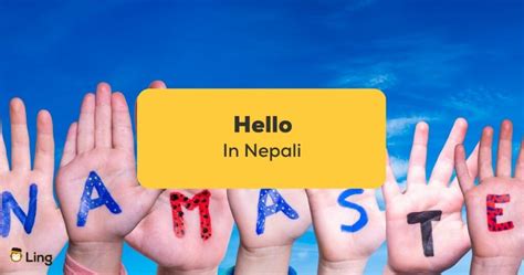 6 Best Ways To Say Hello In Nepali - Ling App