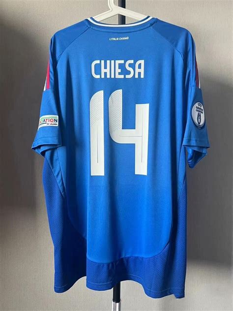 Fifa World Cup 2024 European Cup Italy 14 Federico Chiesa Jersey Grailed