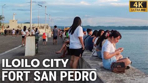 FORT SAN PEDRO Best Sunset Viewing In ILOILO CITY Walk Tour 4K