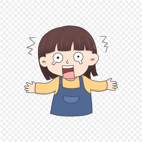 Girl Surprised Clipart Hd Png Girl Cute Korean Cartoon 59 Off