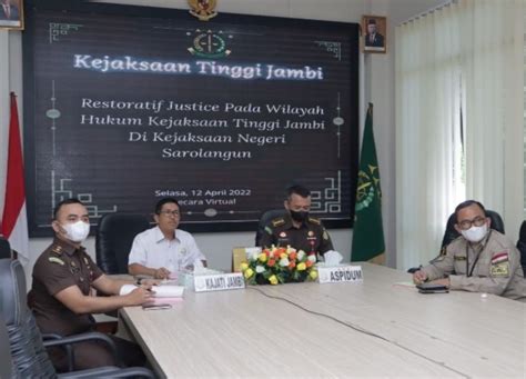 Kasus Pencurian Buah Sawit Kajati Jambi Setujui Penghentian Pidana