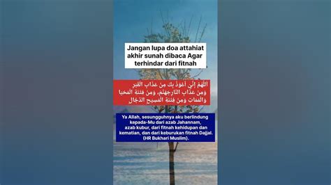 Doa Attahiyat Akhir Dalam Sholat Di Anjurkan Dibaca Ampuh Shorts