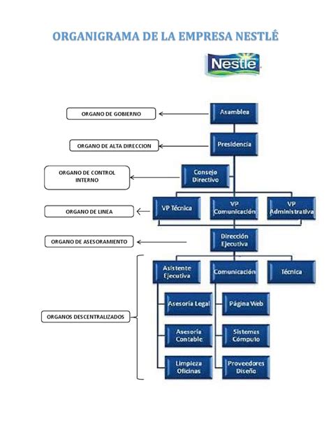 Organigrama Nestlé Pdf Business