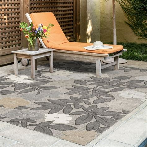 5x7 Water Resistant, Indoor Outdoor Rugs for Patios, Front Door Entry ...