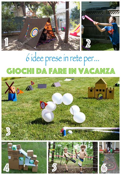 6 Idee Prese In Rete Per Giochi Da Fare In Vacanza Vacanza Idee