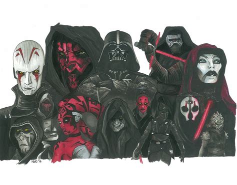 Sith Lords Star Wars Fan Art Print - Etsy