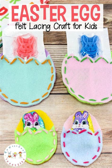 Easter Egg Pouch Craft For Kids Easter Crafts Easter Activities For