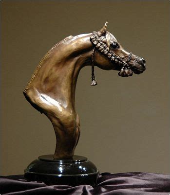 Arabian Horse Head Sculpture