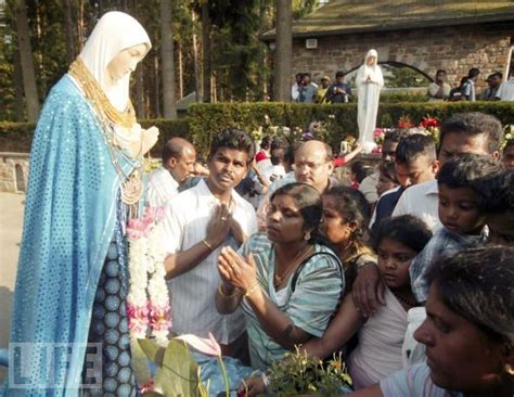 11 Photos Praying And Bowing Down Before The Graven Image Of Mary Is A