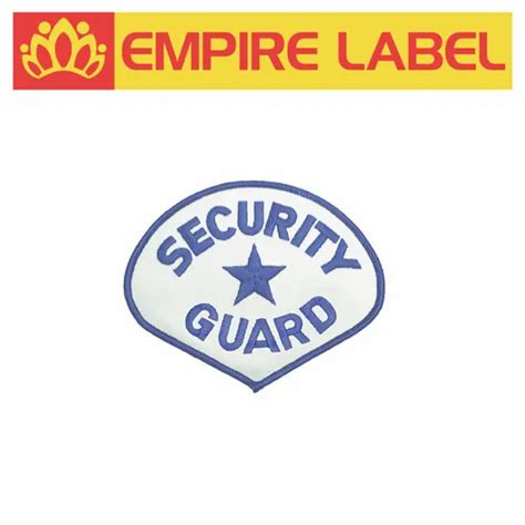 Cotton Security Guard Patches Badge, Packaging Type: Box, Size: 2.25 X ...