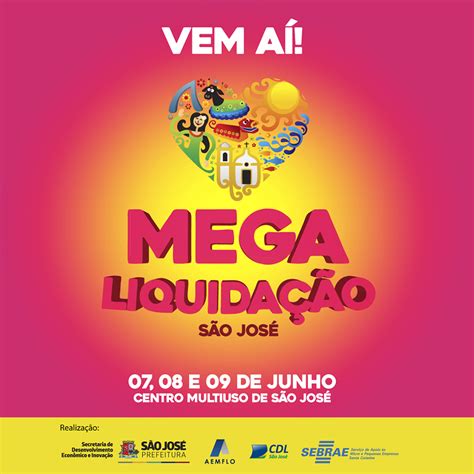 Mega Liquidação a maior queima de estoque de São José ocorre de 7 a 9