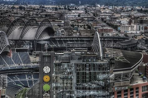 Iconic Seattle Stadiums Photograph By Brad Walters Pixels