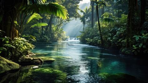 Premium Photo | Enchanting rainforest in Indonesia