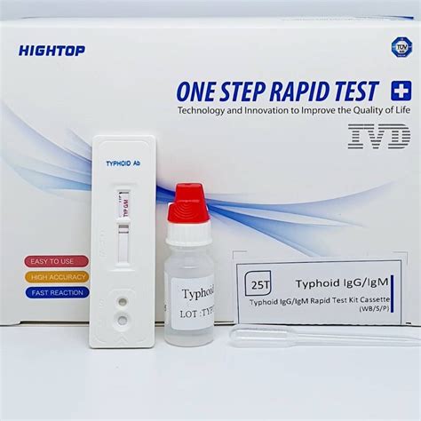 Typhoid One Step Rapid Test Card Ghana Medicals