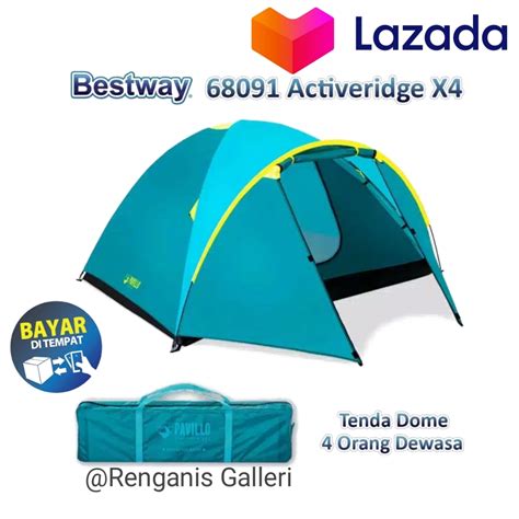 Bestway Tenda Camping Dome 4 Orang Montana Pavillo X4 68041 / New ...