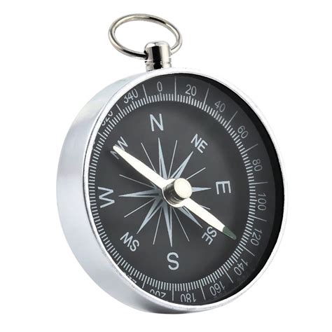 Туристический компас-брелок/ Карманный компас Компас диаметр 45 мм ...