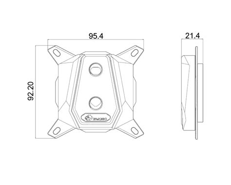 Bykski Cpu Xpr Pom I V Water Cooling Block Pom Lga X Xx